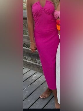 Fuchsia Pencil Skirt - Sleek Women's Skirt